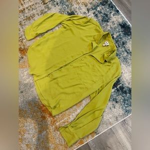 Light green long sleeve button up